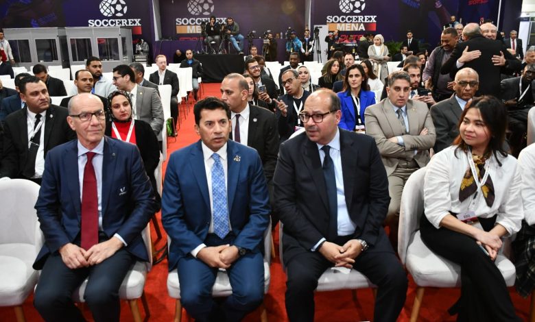 وزير الشباب والرياضة يفتتح مؤتمر “SOCCEREX MENA” في مصر لأول مرة