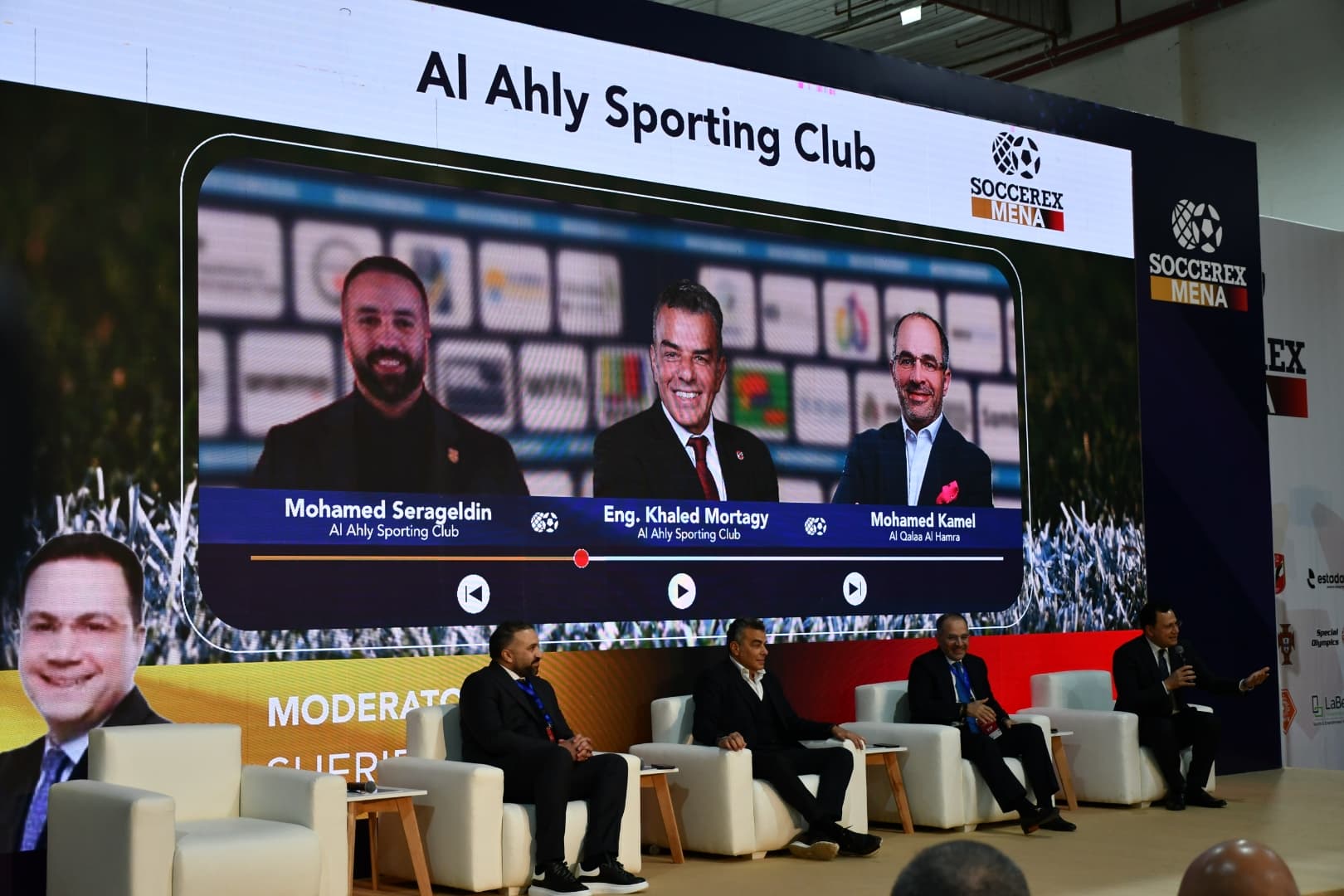 وزير الشباب والرياضة يفتتح مؤتمر “SOCCEREX MENA” في مصر لأول مرة