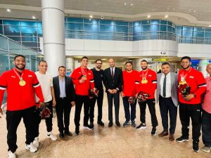 الشباب والرياضة تستقبل بعثة منتخب الجودو بعد التتويج ببطولة إفريقيا