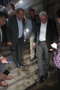 الجندي يتفقد نفق قحافه فى منتصف الليل 