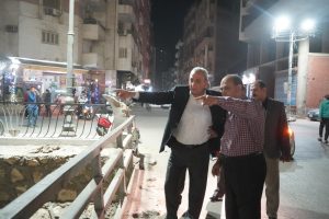 محافظ الغربيه يتفقد نفق قحافه 