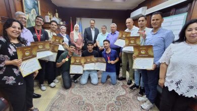 وكيل الوزارة يكرم طلاب الغربية الفائزين في المعرض الجمهوري "معرض مكتبة الاسكندرية للعلوم والهندسة BASEF 2025"