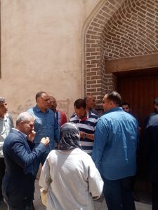 لجنة الأوقاف والاثار تعاين مسجد المتولى لترميمه