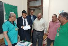 وكيل الوزارة يتفقد لجنة النظام والمراقبة لدبلوم المدارس الفنية الزراعية قطاع طنطا 