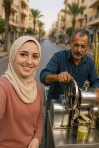 قصة كفاح في الغردقة.. أشهر بائع قصب يشعل السوشيال ميديا بفضل ابنته "عُلا