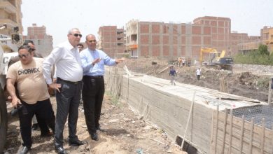 محافظ الغربية يتفقد مشروع تطوير طريق جسر مصرف الزهار وشوارع المدينة