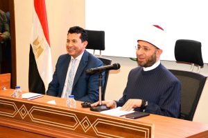 وزيرا الشباب والأوقاف يلتقيان أعضاء اتحاد بشبابها