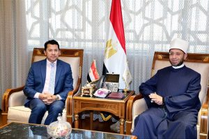 وزيرا الشباب والأوقاف يلتقيان أعضاء اتحاد بشبابها