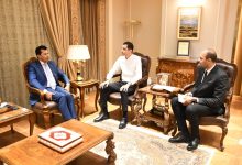 وزير الرياضة يستقبل بطل مصر في الاسكواش علي فرج