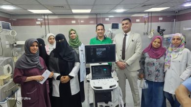 دعم مستشفى المحلة العام بجهاز إيكو ودوبلر وسونار بقيمة مليون جنيه 