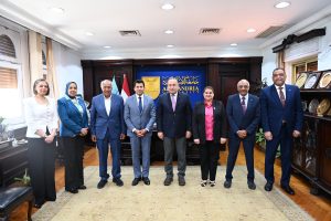 وزير الشباب والرياضة يجتمع مع قيادات جامعة الإسكندرية والمؤسسة العلمية للقلب والشرايين