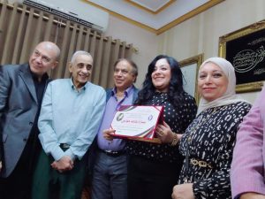 الإبداع اللغوي في الترجمة الأدبية،في صالون الأديب محمود عرفات.