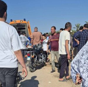 حادث مروع مصرع وإصابة ٨ أشخاص بكفر الشيخ