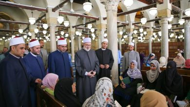 وكيل الأزهر يتفقد رواق القرآن الكريم