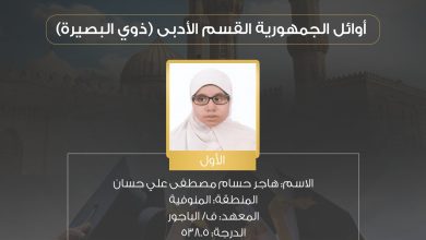 وكيل الأزهر يعلن أوائل بالشهادة الثانوية الأزهرية