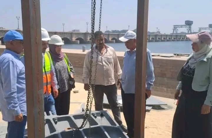 إعادة تأهيل ورفع كفاءة قناطر وهويس أفدينا.