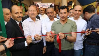 "صبحي وصابر"يفتتحان الملعب الخماسي