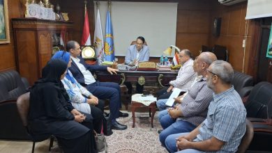 تعليم الغربية وكيل الوزارة يعقد اجتماعا بإدارة التعليم المزدوج بالمديرية