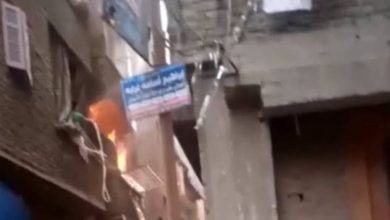 شباب المحلة الكبرى يقتحمون النيران لإنقاذ 5 أطفال من موت محقق