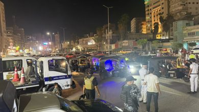 حملات الأمنية المرورية المكثفة بالمحلة لضبط مركبات التوك توك ومخالفات السيارات