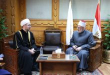 وكيل الأزهر يستقبل مفتي موسكو ويتفقان على تدريب أئمة روسيا في أكاديمية الأزهر لتدريب الأئمة