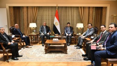 وزير الشباب والرياضة يلتقي رئيس الهيئة العامة للرقابة على الصادرات والواردات