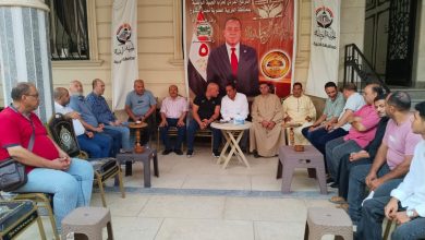 امانة مركز المحلة تحتفل بنجاح مرشحى الجبهة الوطنية