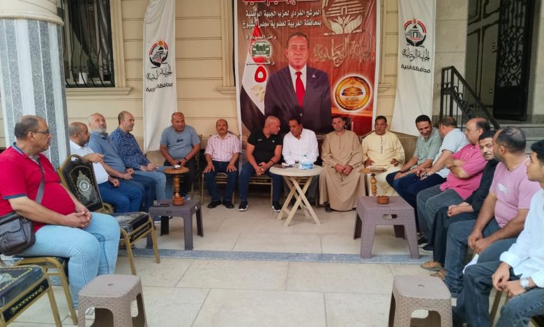 امانة مركز المحلة تحتفل بنجاح مرشحى الجبهة الوطنية