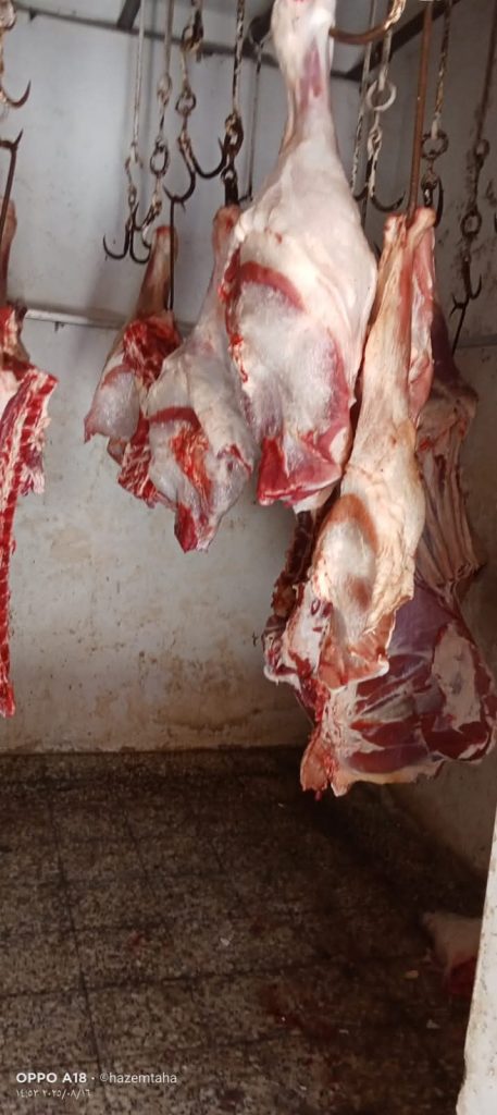 محلات الجزارة بقرية