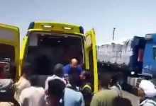 إصابة 6 أشخاص في انقلاب سيارة ربع نقل على الطريق الصحراوي بالفيوم